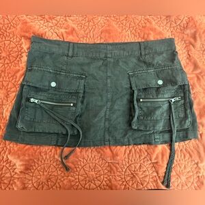 Urban Outfitters Slate Grey Cargo Skirt